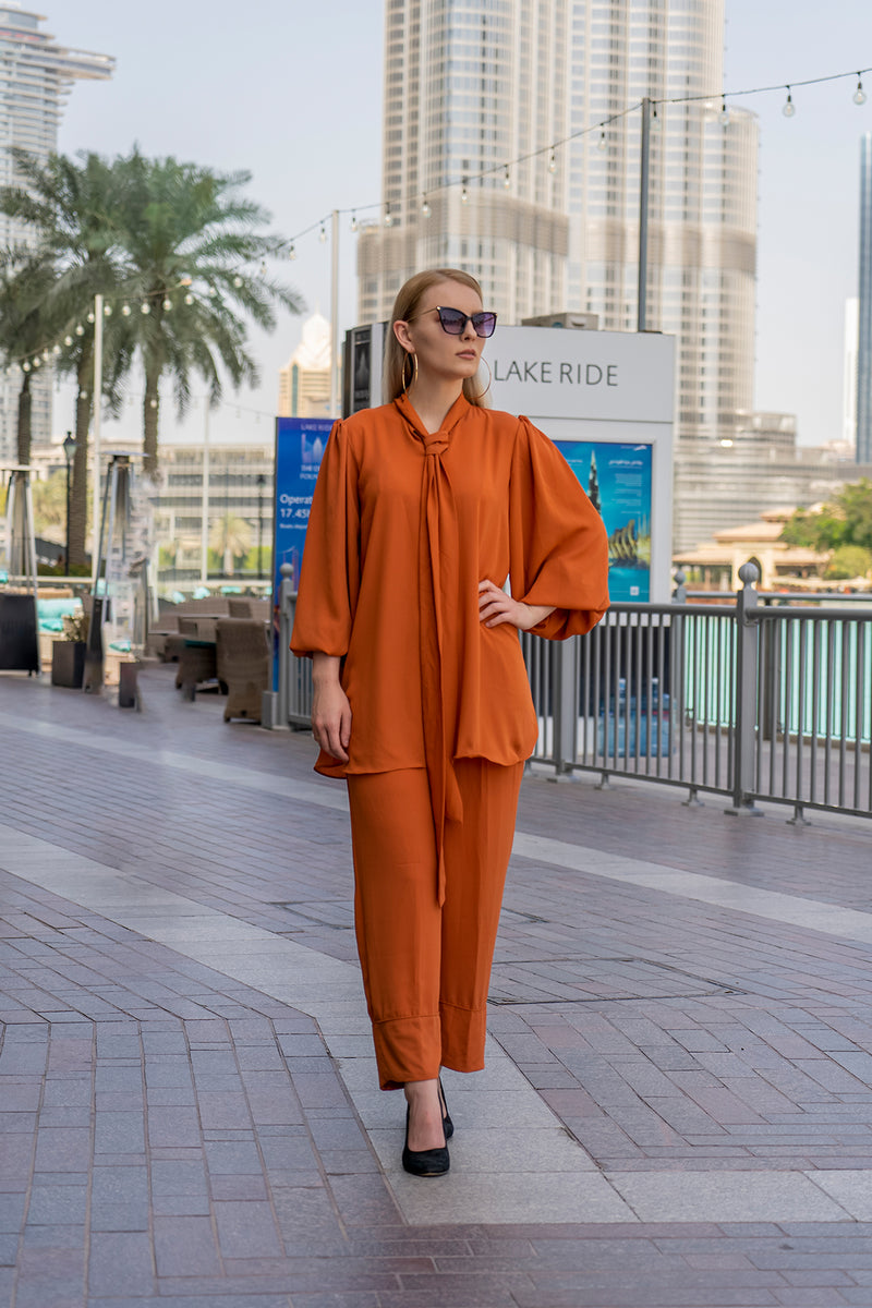 Orange co ord clearance set