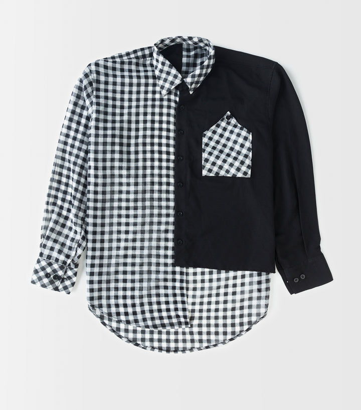 Color Block Checked Shirt (6861391921360)