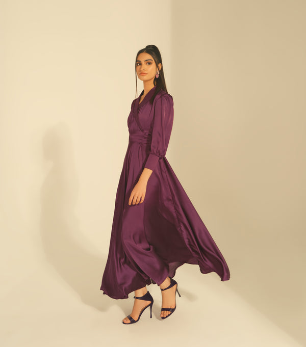 Puff Sleeves Cocktail Dress (6849120207056)